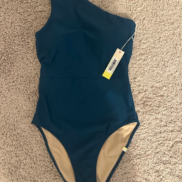 NWT Summersalt Ruched Side Stroke One Piece Swimsuit -Size 4 - Picture 3 of 6
